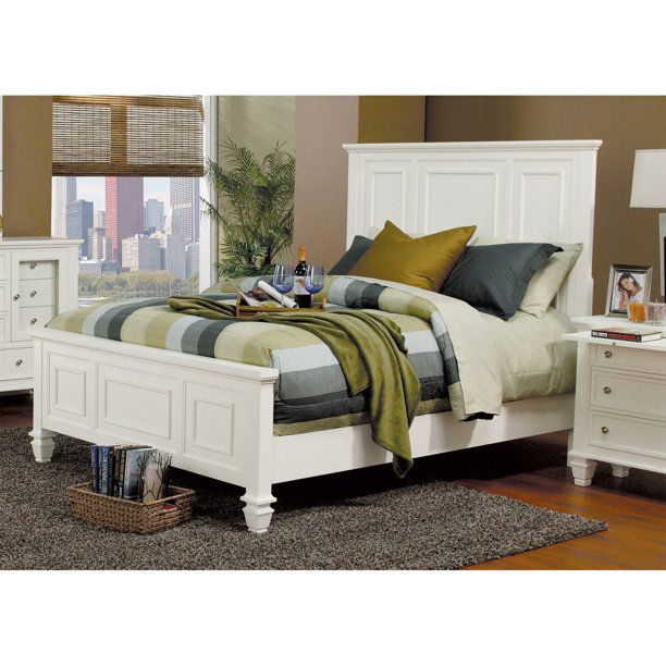 WoodCraft Minimal Simple Design Wooden Bed - Furnishiaa -  -